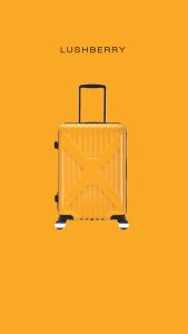 Lushberry AXEL【30 inch)】Polycarbonate Trunk Size Luggage Travel Bags TSA Recognized Hard Case Shell Spinner Travel Luggage Suitcases 30 inch Luggage Big Capacity Axel Suitcase Nike Suitcase - Lazada