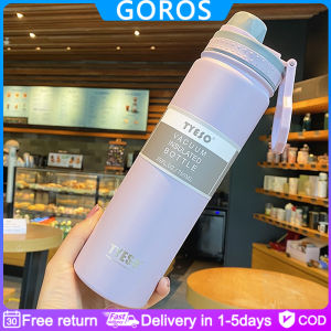 🔥Original TYESO 750ML Thermos Aquaflask BPA Free Hold Cold Up to 12 Hours Double Layer Stainless Steel Tumbler Water Bottle for Outdoor Camping