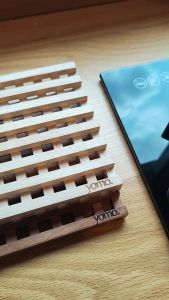 YM005  ที่รองหม้อไม้จริง ป้องกันความร้อน น้ำหนักเบา ไม่ทำลายหน้าโต๊ะหรือเค้าเตอร์