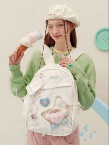 VANWALK | Unique Design Star Pattern Large Capacity School Backpack