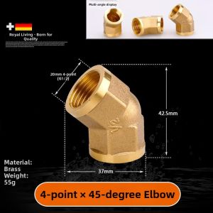 TEKANAI | 6-to-4 Size Transformation Copper Water Pipe Fitting