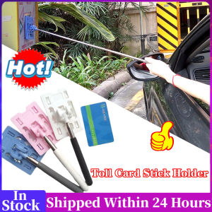 Adjustable Touch N Go Stick Holder Car Parking Contactless Payment Rod Touch And Go Toll Card Stick Holder Durable Accessories