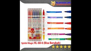 Highlighter Magical Joyko HL-68 / Spidol Penanda HL 68 6 Warna