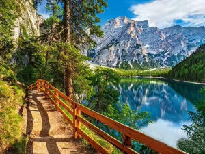 Oil Painting By Numbers Mountain Lake Landscape Number Drawing Canvas DIY Pictures By Numbers Home Decor