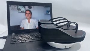 ZS73 Sandal wedges wanita CEMBERLY anti slip big saze 36-43 sandal high 6.5 cm cewek 0211