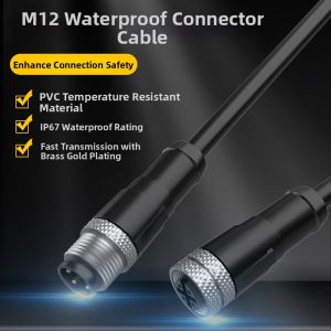 kuicc | Waterproof M12 Connector 2m Cable