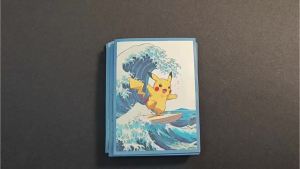 Bandai | 60PCS PTCG Standard Size Deck Protector Card Sleeves 66x91MM Pikachu Trading Cards Shields Cover Toy Collectible Boys Gifts