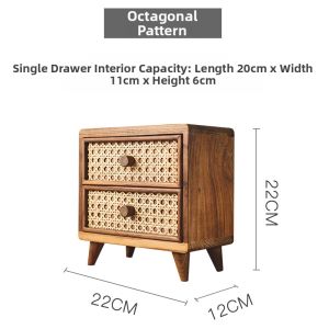 YILI | Luxury Wooden Tissue Box Radio Style