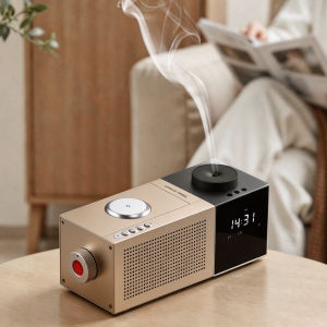 NAMSTE WIFI / Bluetooth Waterless Essential Oil Aromatherapy Diffuser Air Humidifier Machine Can play music