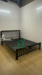 GIƯỜNG SẮT HỘP VUÔNG 4X8 CAO CẤP GIAO NHANH HCM