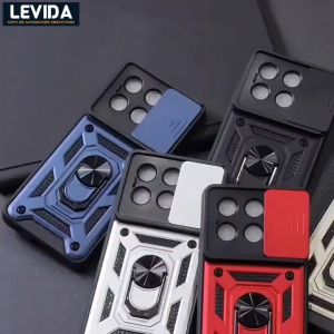 Case Pcco X6 Pro 5G Case Robot Slide Kamera Protect Ringstand