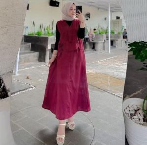 DAREEN SET OUTER + ROK SETELAN COTTON TOYOBO SETELAN WANITA MUSLIMAH ( Belum termasuk manset )