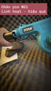 Máy thổi bụi cầm tay không dây công suất lớn Titan 680W