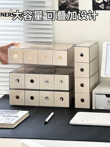 Large Capacity Acrylic Eyeglass Storage Box Transparent Display Case for Sunglasses And Glasses Multi-Compartment Organizer