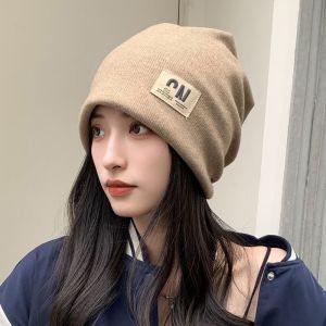 หมวกคลุมศีรษะผู้หญิง หมวกคลุมศีรษะฤดูใบไม้ร่วงและฤดูหนาวผ้าฝ้ายแท้ป้องกันลม หมวกคลุมศีรษะขนาดใหญ่สำหรับนอน