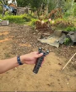 Tirador Automatic Rubber Slingshot with Mags 8mm Steel Ball High Precision Stainless Steel Catapult with Fiber Optic Sight Powerful Outdoor Hunting Target Practice Farm Pest Control