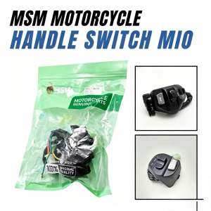 MSM MOTORCYCLE HANDLE SWITCH FOR AEROX/MIO/TMX/BARAKO/RUSI/XRM/WAVE/RAIDER GOOD QUALITY