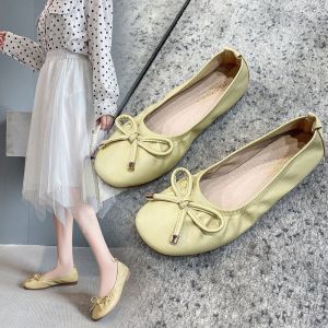 รองเท้าแตะผู้หญิงพื้นนุ่ม ทรงหัวเหลี่ยม ส้นแบน พื้นยาง รองเท้าแตะผู้หญิง ทรงหัวมน แฟชั่นฤดูใบไม้ผลิและฤดูใบไม้ร่วง