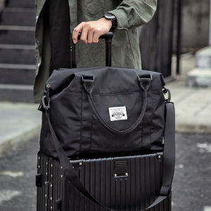 Túi Du Lịch Đơn Giản Cho Nam Túi Tote Sức Chứa Lớn Chống Nước Oxford Túi Tập Yoga Gym Tách Biệt Khô Ướt Cho Nam Nữ