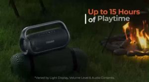 Loa di động Blutooth 5.3 Tronsmart Bang Mini | Công Suất 50W | Đèn Led | Chống nước IPX6 | Âm Thanh Nổi Kết Nối Hỗ Trợ Thẻ TF | NFC | Kiêm Sạc Dự Phòng Tiện Lợi - BẢO HÀNH 12 THÁNG