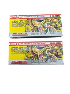 Pulpen semigel TIZO TB-SG09 perpack isi 12 buah