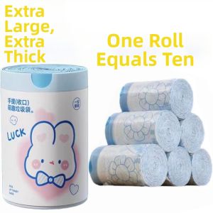 HALEXIONG | Cute Durable Cartoon Drawstring Trash Bag