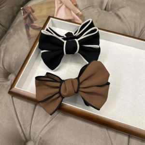 Korean Style Three-Dimensional Bows Bun Grip Womens High Ponytail Fixed Gadget Classic Style Back Head Hairpin Headdress