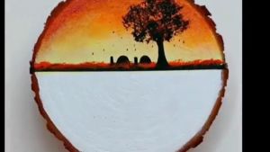 10 Miếng gỗ thông decor mộc mạc- Phụ kiện làm đồ handmade QT67