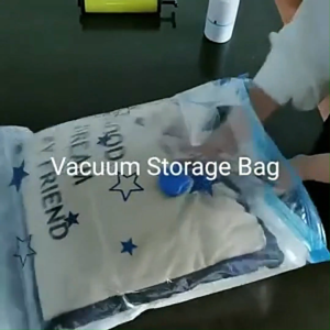 6Pcs Durable Vacuum Storage Bags Clothes Storage Bags Sealing Compression Bag Space Save Sealer Organiser for Blankets Comforters Pillows Clothes Storage