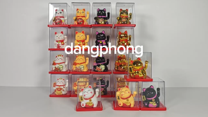 Mèo Thần Tài Vẫy Tay Năng Lượng Mặt Trời May Mắn Tài Lộc Maneki Neko