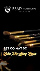 Set Cọ Mắt 5C Lông Ngựa - Đánh vùng mắt - Vùng Mũi - Hấp Dẫn
