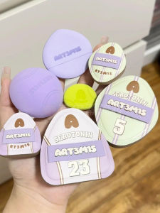 Mini Monkey Mousse Foundation Powder Puff Tennis Diamond Five Air Cushion Blush Setting Powder Non-Powdery Finger Velvet