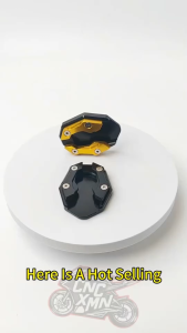 Alloy Aesthetic Large Contact Side Stand Support Single Pad Modification for Electric Motorcycles Steel Heightening Pad