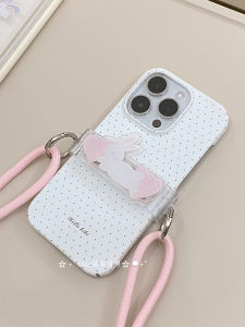 Kikis Daydream Cute Rabbit Clip Extendable Lanyard Convenient Crossbody Adjustable Length Summer Mobile Phone Accessories