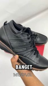 Sepatu Boots Kulit Pria Casual Tali 7 Hole MAD02