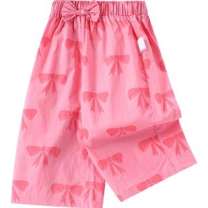 Hamqi | Summer Cotton Lightweight Wide Leg Casual Shorts for Girls