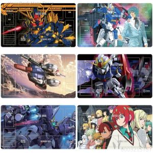 Bandai | TCG Gundam 2mm Stitched Edge Single-player Battle Card Pad Haman Karn Game Peripheral Rubber Set Exchange Table Pad