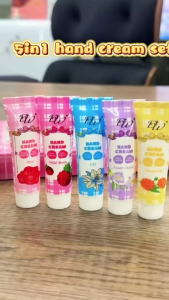 5in1 Hand Cream Floral Set Moisturizing Whitening Birthday Giveaways Christmas Exchange Gift