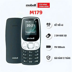 Điện Thoại 4G Người Già Mobell M179 Loa To Sóng Khỏe  Pin Dùng 5 Ngày Dùng Được Tất Cả Các Sim BH 1 Năm