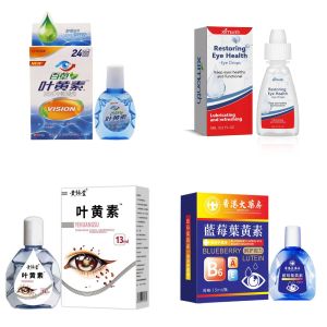 New Blueberry Lutein Eye Drops Eyes Pain Dry Itchy Fatigue Liquid Myopia Care Protect Eyesight Vision Improvement Products