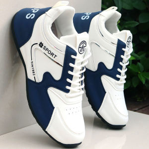 Waterproof Leather Surface Fleece Lined Casual Sports Shoes for Men Spring Autumn Winter Traveling Shoes Comfortable Low Top