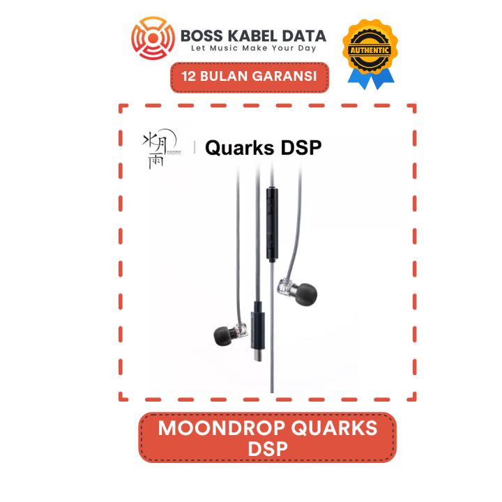 Moondrop Quarks DSP 6mm Dynamic Driver In Ear Monitor With Mic
