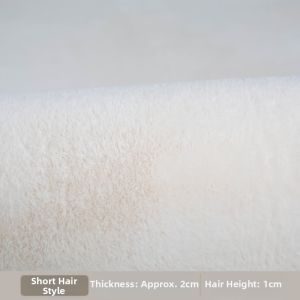 HONGLIDA |Rabbit Faux Fur Thick Winter Bedroom Rug White
