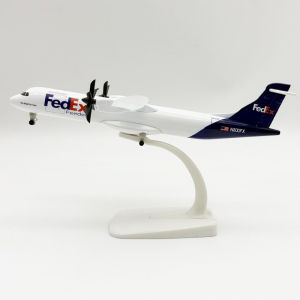 Mô Hình Máy Bay Kim Loại Đúc JASON TUTU 20CM Vận Chuyển Nhanh FedEx Máy Bay ATR Quà Tặng Sưu Tầm Dành Cho Độ Tuổi 14+ Tỷ Lệ 1:300