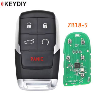 1 Piece KEYDIY ZB18-5 ZB Series Universal Smart Remote Key for KD-X2 KD900 Tools Fit for More than 2000 Models