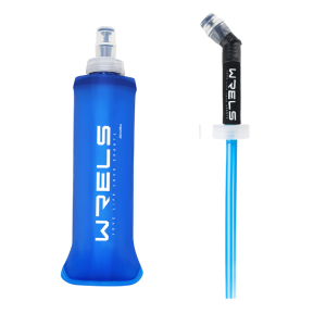 WRELS | Outdoor Soft Water Flask Running Portable Fitness Convenient Sports Water Bottle Lightweight Watertight Running Traveling Water