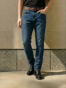 Jack Jones | Slim Fit Vintage Whiskered Washed Jeans with Fashion Style