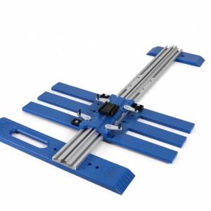 Circular Saw Guide Woodworking Cutting Guide Rail Aluminum Alloy Engineering Plastic Multifunct Circular Saw Guide Track 0-65cm