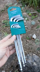 Bộ Dụng Cụ Lục Giác Đầu Bi 9 Món (Từ 1.5mm đến 10mm) W0199A - Sửa Xe Đồ Điện Tử Sửa Chữa Đồ Cơ Khí