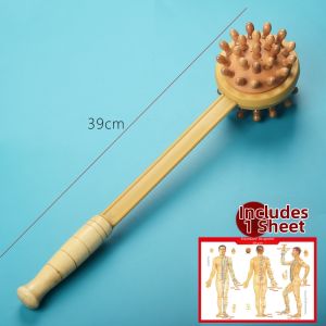 YIJIANGDAO | Gua Sha Massage Board Silicone Acupoint Tapping Stick Shoulder Neck Massage Fitness Back Leg Health Tool